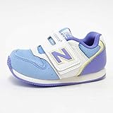 【new balance ニューバランス】FS996 ブルー／パープル マジックテープで優しくサポート（ベビーシューズ） (14cm)