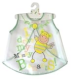 油が落ちるスタイ3点セット スーパービブ 柔らかくて 軽量 お食事用防水ビブ 1ー4歳 食事エプロン 防水 よだれかけ ベビースタイ ビブ お食事エプロン 可愛い 便利で 袖なしGaorui（ガオルイ