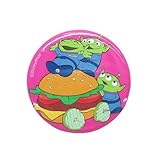 トイストーリー[缶バッジ]カンバッジ/エイリアン バーガー ディズニー
