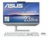 ASUS 一体型パソコン ZenAiO 24 A5401W (Core i3-10100T/8GB・SSD 512GB(PCIE 3.0×2)/23.8インチ/FHD/Webカメラ/ワイヤレスキーボード&マウス付属/WPS Office)【日本正規代理店品】【あんしん保証】A5401W-I310100EC ホワイト【Windows 11 無料アップグレード対応】