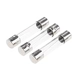 F Fityle 約50点　全10種　各5点　1A-20A 　250V　ガラス管　ヒューズ　 速断タイプ　