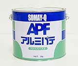 【小分け】染めＱ　アルミパテ ファイバー入り 1kg 硬化剤付 / 自動車用 染めＱテクノロジィ そめＱ