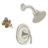 Moen KSIC-P-TS2142BN Icon Showerhead, Brushed Nickel [並行輸入品]