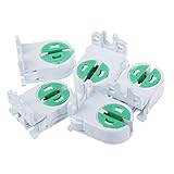 ランプホルダー，SODIAL(R) 5x T5ランプホルダー　ランプソケットチューブアクセサリー　ランプ老化試験AC　100-250V