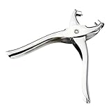 AMAA ホールパンチ　ベルト 皮穴あけ　　高炭素鋼　4mm～5mm　ベルト 服 靴修理ツール (シルバー)