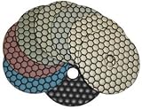Toolocity 5DPDNGSETB 5-Inch Monster Dry Diamond Polishing Pad with Black Buff, Set of 8 [並行輸入品]