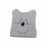 Zhhyltt ベビーハット Unisex Baby Cats Cap Soft Knitted Beanie Newborn Hat