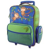 ステファンジョセフ【ハリウッドスター&セレブ御用達】男の子用ダークブルー木登りモンキーGO-GOキャリーケース(直立型)【6歳以上対象】トローリー,キャリーバッグ,スーツケース,野球,サッカー通学バッ