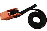 Seculok 1 ピース · Plastic ラチェットタイダウンスト, 橙色ラチェット バックル 黒いストラップ · 3メータル