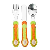 Vital Baby Stainless Steel Cutlery Set (Orange) by Vital Baby