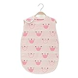 HBF 6重ガーゼスリーパー ベビー 赤ちゃん キッズ 防寒 通気性抜群 ボタン開閉式 柔らかい 可愛い プレゼント 出産祝い Mサイズ 40*60㎝（1歳〜3歳）