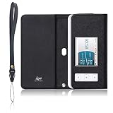 LOE(ロエ) au/UQ Speed Wi-Fi 5G X11 / X12 ドコモ Aterm CM51FD 専用 モバイルルーター ケース (ブラック)