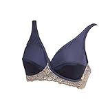 ローズマダム マタニティ授乳ハーフトップ クロスオープンタイプ ネイビー 3L 112-7638-01