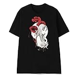 [Tihxdere] 富江 伊藤潤二 Junji Ito ホラー アニメ 映画 Tシャツ メンズ レディース プリント スポーツ 夏服 丸襟 トップス 半袖 無地 通気性 ファッション ゆったり 大きいサイズ 男女兼用