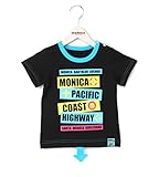 MONICA BABY BLUE キッズ Tシャツ ストリート スカル ストリートTEE 80cm サイズ ブラック コットン 2111504002
