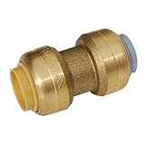 Cash Acme U4008LF SharkBite 1/2-Inch PB x 1/2-Inch SB Conversion Coupling [並行輸入品]