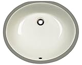 MR Direct UPM-B Bisque Porcelain Lavatory Sink [並行輸入品]