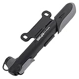 Merssavo MTB、MTX、ロードバイク、スポーツボール用の100PSIポータブルサイクルフレームタイヤポンプ、Presta＆Schrader Valveに適合するミニバイクポンプ