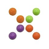 感覚器のセットKnobby Balls 。Perfect forモータースキルとDevelopement as well asマッサージ刺激。