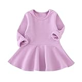 MIOIM ベビー ワンピース 長袖 秋 可愛い 子供服 女の子 チュチュドレス 通園 発表会 チュニック フォーマル 1-3歳