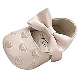 Tonsee ベビー シューズ 可愛い ちょう結び 付き PUレザー シューズ 幼児の靴 アンチスリップ (11cm, カーキ)