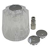 LASCO HC-86MB Harcraft Style Shower Handle with 3 Buttons, Large, Clear Plastic [並行輸入品]