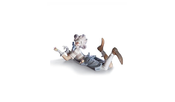 Amazon Lladro リヤドロ ピエロの手品 01006913 並行品 リヤドロ Lladro 置物 オブジェ