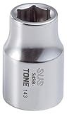 TONE(トネ) SUS ソケット(差込角12.7mm・6角) 9/16インチ S4SB-18