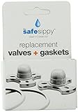 The Safe Sippy Valve and Gasket Replacement Pack, White, 6 Months by Safe Sippy [並行輸入品]