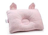 Lisyuejjy 赤ちゃん用枕 赤ちゃん用枕 頭部をふさわせる枕 ピュアコットン ベビー用品 枕 S ピンク