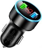 シガーソケット usb カーチャージャー 車 充電器 USB 2ポート 充電器 しがーソケット カー用品 12V/24V 66W 車対応 iPhone 14/13/SE/12/11/X/OPPO/Galaxy などスマホに対応