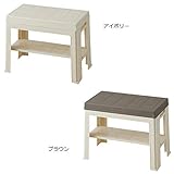 吉川国 エントランスベンチ ブラウン