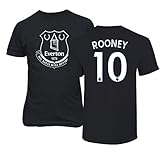 Everton WAYNE ROONEY # 10ジャージーシャツSoccer FootballメンズTシャツ
