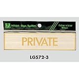 部屋案内プレート PRIVATE 【LG572-3】 [光 hikari 案内プレート 案内サイン サインプレート 金属 シルバー色]