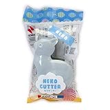 ニチバン セロテープ ねこカッター ブルーグレー ×5 セット