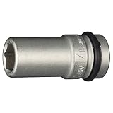 トネ(TONE) インパクト用ロングソケット HP4NV-14L 差込角12.7mm(1/2") 二面幅14mm