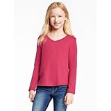 オールドネイビー OLD NAVY/ リラックスVネックティ ピンクタンジャーズ トップス長袖Tシャツ XXL (16歳)【並行輸入】