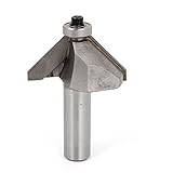 uxcell 面取りルータービット ラウンドシャンク径カッティング・ロング 45度カッター