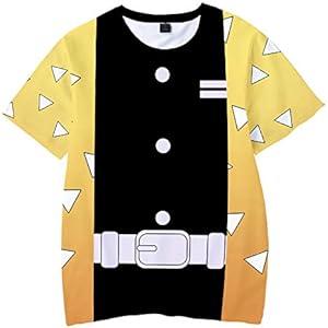DERAYEE 鬼滅の刃 夏用 半袖 子供服 tシャツ キッズ 男の子 女の子 半袖 記念シャツ Tシャツ 鬼滅の刃 Tシャツ 110-160cm