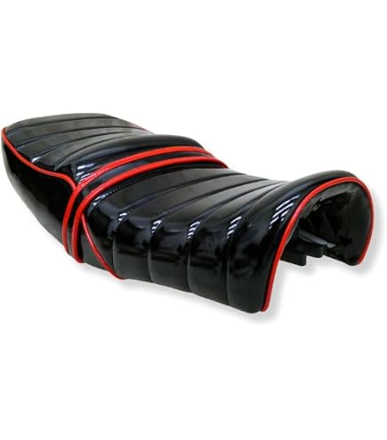 Amazon | CBR400F 茶ツートン 新ローダウン タックロールシート/茶色 