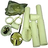 Watco 500-tq-pvc-pb TubularプラスチックPVCクイック調整Polished Brass Bath Waste