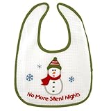 C&F No More Silent Nights Bib & Burp Cloth Set by C&F