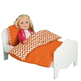 bkb Chevron Doll Bedding Set Orange [並行輸入品]