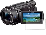 【2枚セット】SONY FDR-AX60 用 液晶保護フィルム 清潔で目に優しいアンチグレア・ブルーライトカットタイプ