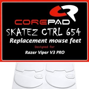 Corepad Skatez CTRL Razer Viper V3 Pro用マウスソール 2set PTFE100 