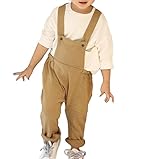 Plus Nao(プラスナオ) サロペットパンツ オーバーオール つなぎ オールインワン コンビネゾン ロングパンツ 長ズボン 子供服 こども服 男の子 女の子 キッズ KIDS シンプル 無地 カジ