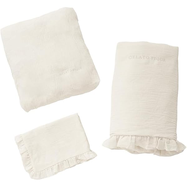 Amazon.co.jp: [ジェラート ピケ] 【Sleep】ダブルガーゼフリル3点