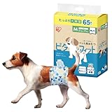 アイリスオーヤマ ピタフィット ペット用おむつ M 65枚入 男の子用 犬 おむつ 長時間 MNPD-M65