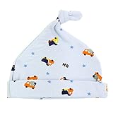 ミキハウス ホットビスケッツ(MIKIHOUSE HOT BISCUITS) 働く車&小花☆フード フリー 70-9201-957 40cm-44cm ブルー