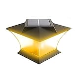 COM-SHOT 【 おしゃれ デザイン 】 ソーラー LED センサー ライト イエロー 置き 型 スタンド サーチ スポット 【 電気代 0円 】 MI-SHILI15-YE